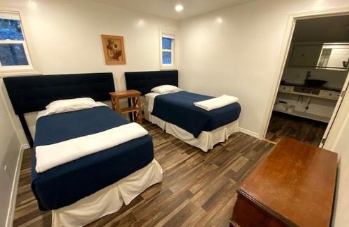 Big Bar House | Beautiful Blue Cabin Nestled on a Hill with Beautiful Mountain Views for a Relaxing Getaway by the Trinity River in California