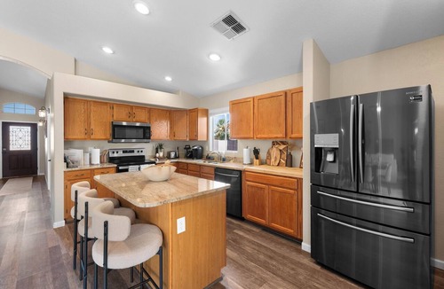 Foothills House | Beautiful Home with private pool, hot tub, grill and fire pit on golf course!