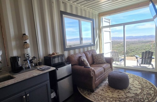 Dewey-Humboldt Bed & Breakfast | Bradshaw Mountains OHV Basecamp Trail Access Shipping Container House Stay