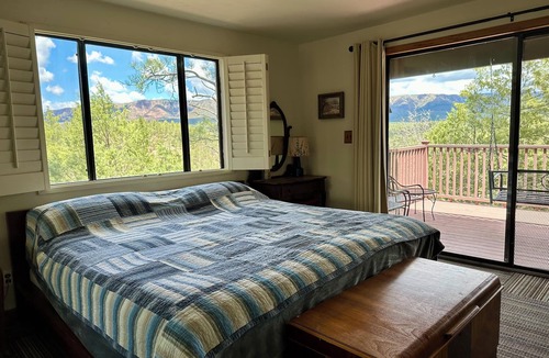 Whispering Pines Cabin | Breathtaking Views of Mogollon Rim from Large Mountain Home