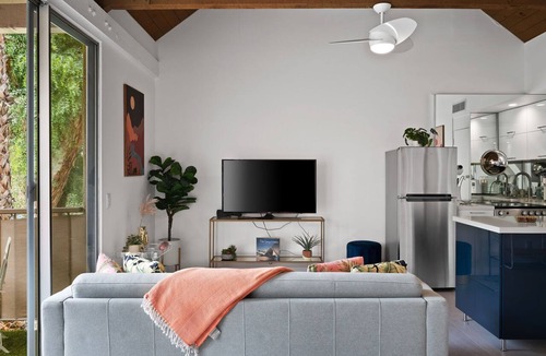 Indian Wells Condo | Casa Cornu- Studio+Loft Condo with Heated Pools and Mountain Views