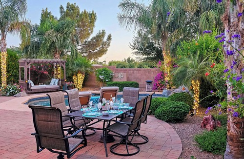 Sun Groves Cottage | Chandler Resort Home w/Private Pool Near Golf
