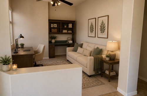 Chandler House | Charming 3 bed 3 bath gated community w/office, large chefs kitchen & laundry