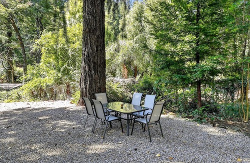 Cobb Cabin | Charming Cabin with Scenic Patio and Grill Area in Cobb, California