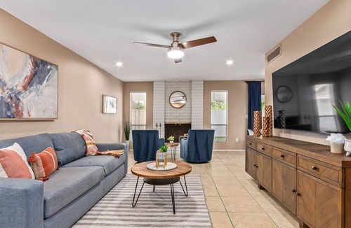 Village Grove House | Charming Scottsdale Home with Firepit! Close to Old Town and Talking Stick!