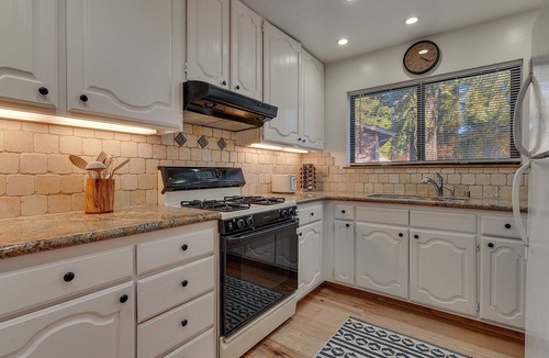 Incline Village House | Charming Tahoe Retreat with Warm Wood Beams and Outdoor Seating | Twin Peaks One