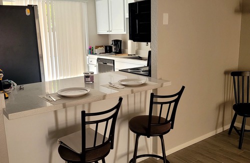 Fountain of the Sun Condo | Charming townhome with 2 bedrooms and 2 baths in a gated 55+ community.