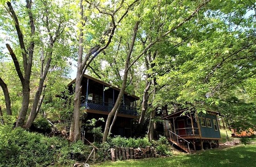 Jacksonville Cabin | Charming Woodland Cabin with Skylights & Quiet Escape in Jacksonville, Oregon