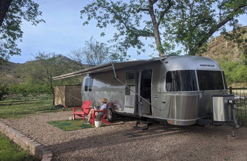 Mammoth House | Classic Airstream on Apricot Meadow in Aravaipa Canyon