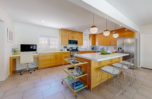Twin Palms House | Classic, mid-century modern home w/mtn views, private pool and spa - dogs OK