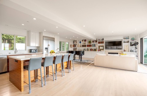 Almonte House | Contemporary view of Charmer Bay In Mill Valley