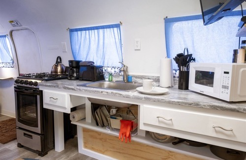 Fort Bragg Apartment | Cowabunga - A luxury Airstream trailer just minutes from our private dock in the harbor and beach