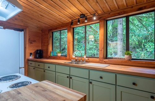 Rhododendron Cabin | Cozy cabin in the Woods, Hot tub, secluded