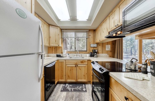 Overlook Park Cabin | Cozy cabin with three decks, EV charger, & SHARC Passes - dog-friendly