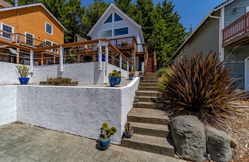 Shelter Cove House | Cozy coastal home with magnificent ocean views, near private landing strip.