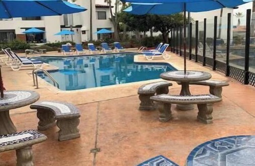 Rosarito Condo | Cozy condo 2 minutes from the beach at a tennis resort gated community