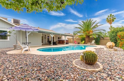 Mesa House | Cozy Mesa Home W/Large Hot Tub in Quiet Neighborhood. Near Scottsdale & Phoenix