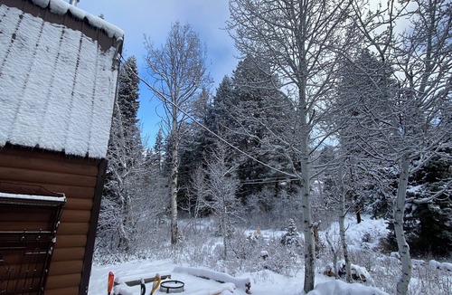 Midway Cabin | Cozy, secluded forest 6-bdrm Mountain cabin near Park City, Golf course, Crater