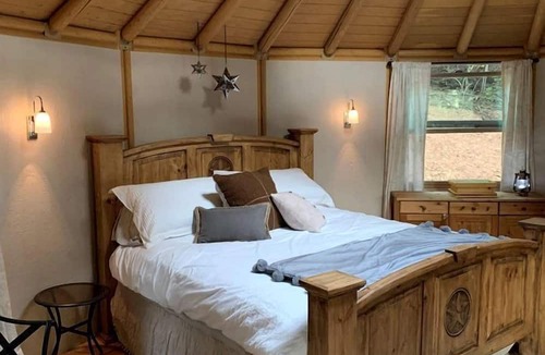 Weed Cabin | Cozy Yurt in the Woods for a Romantic Off-Grid Escape near Weed, California