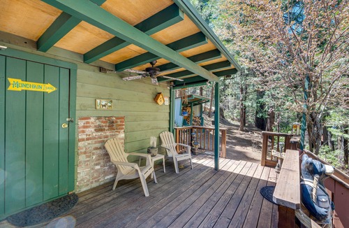 Camp Connell Cabin | Creekside Cabin By Calaveras Big Trees State Park