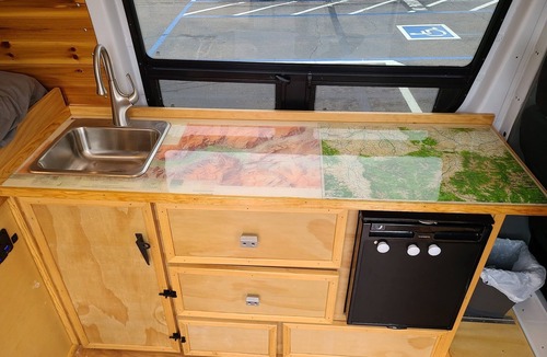 Midway-Pacific Highway House | Custom Build ECO Friendly High-top Sprinter Camper Van (Drivable)