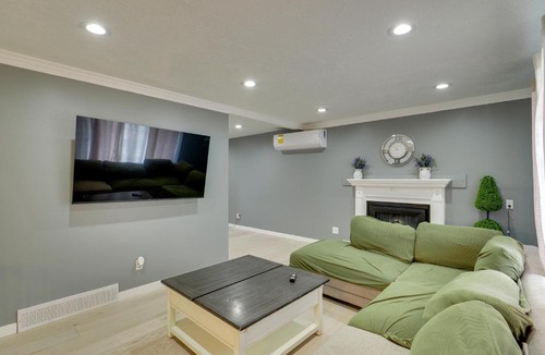 Magna Apartment | Deck + Yard: Pet-Friendly Apartment in Magna!