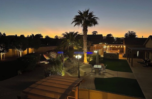 Copper Canyon Ranch House | Desert Cove Escape | 5BR Retreat w/Pool & Casita