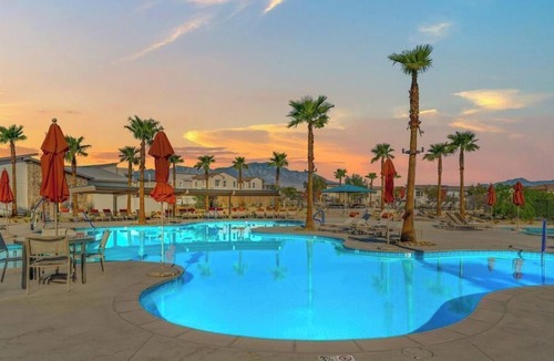 Palm Desert Apartment | Desert Oasis | Pool & Mountain Views
