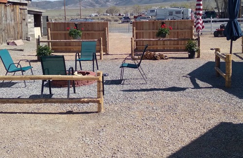 Imlay Cabin | Doc Holliday, has a double bed, sleeps 2 and has a detached private bathroom.