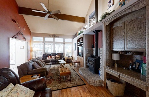 Shaver Lake House | Dog-Friendly Home Surrounded by Nature w/Private Decks, Game Room - Near Tennis