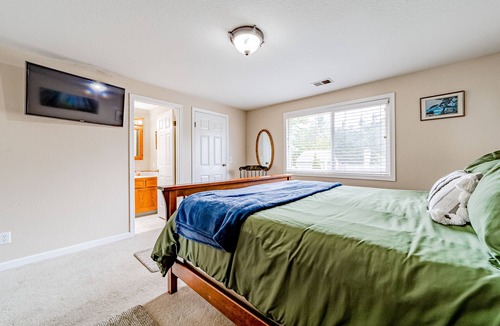 McKinleyville House | Dog-Friendly Home with Private Hot Tub, Large Deck, Fire Table & Washer/Dryer