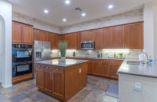 Power Ranch House | Dream Come True: Pvt Htd POOLw/Waterfall, Covered Patio, Gas Grill & Fire Pit