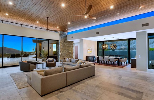 Carefree House | Fabulous Secluded Modern Estate in Carefree, AZ w/ Mountain Views