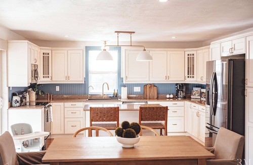 Rockbridge Cottage | Fall in Hocking Hills, Luxury Cottage with Hot Tub, Fire Pits, & Pond