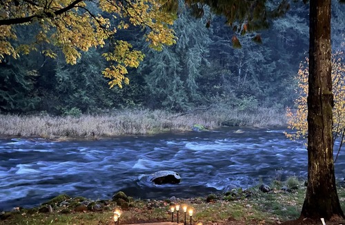 Yacolt Ski Chalet | Family Friendly Riverfront Retreat close to PDX with Hot Tub