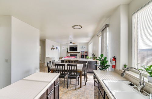 Northwest Reno House | Family Reno Home w/ Game Room! 28 Mi to Ski Resort