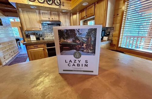 Meadow View Heights Cabin | Family Retreat at the Lazy S Cabin - 3 Living Spaces, game room, and swings!