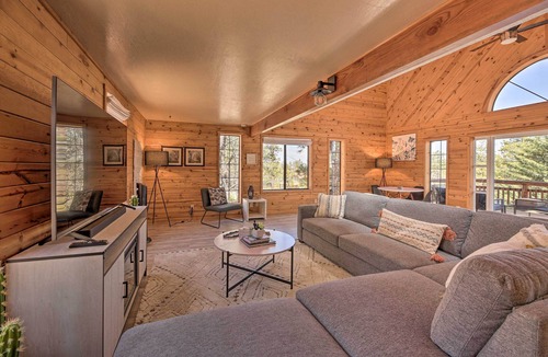 Timberland Acres Cabin | Forest Hideaway on 1 Acre w/ Panoramic Views!