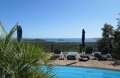 Sainte-Lucie-de-Porto-Vecchio Villa | Exceptional sea view. Not overlooked, 10 minutes from Porto Vecchio, heated pool