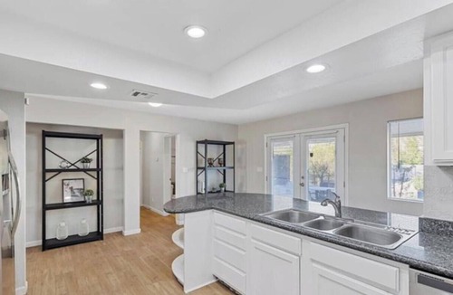 Sunrise Manor House | Gated 6BR Family Home: Pool Table, Fire Pit & Strip Views