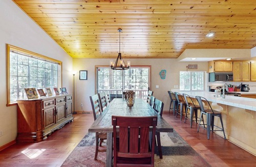 Montgomery Estates House | Gold Dust Getaway with Foosball, Big Deck & Forest Views - Near Slopes