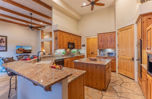 Las Sendas House | Golf Colony w/Golf, Mt & City Views: Salt H2O Pvt POOL, Spa, Kiva Fireplace, TVs All BRs