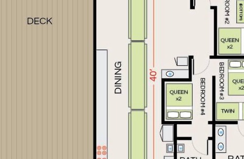 Stockton House | GoodLifeResorts (Downtown, Airport) 17 BR, 65 Capacity