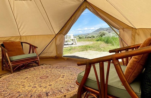 Hot Springs RV Rental | Gorgeous Bell Tent Retreat in Hot Spings, Montana