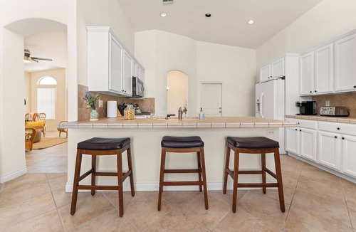 Desert Hot Springs House | Grand Mountain Villa Pool Spa Patio View