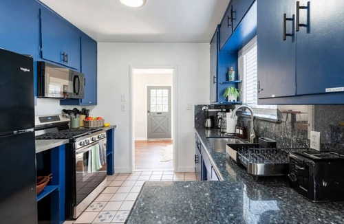 Azusa House | Green Oasis Retreat: 3 Bedrooms, Game Room with Air Hockey, Backyard Paradise with Cornhole, Gazebo, BBQ, and Eclectic Patio Delights