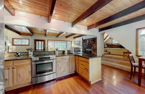 Montgomery Estates Ski Chalet | Heavenly Retreat w Hot Tub - Firepit - Arcade