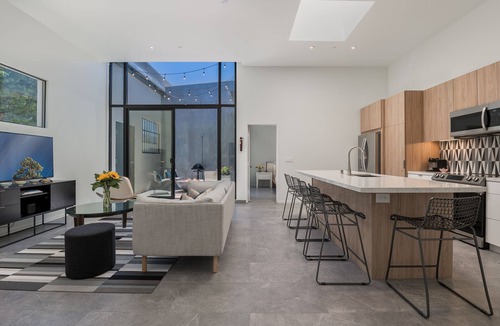 Golden Hill Apartment | Historic Post Office Loft w/firepit near Zoo