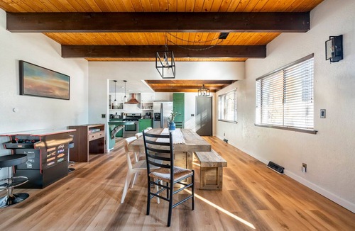 Whispering Forest Cabin | Hot Tub Spacious Cabin with Rustic Details BBQ