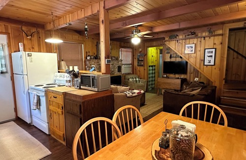 Mi-Wuk Village Cabin | Knotty Pine Old Time Cabin - Family built in 1955 - Central Heat/AC - Lg Deck